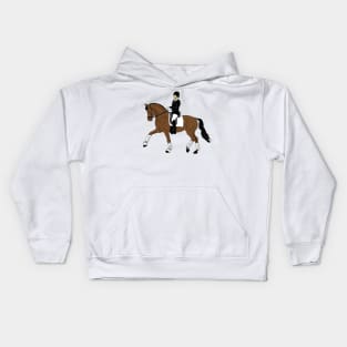 Dressage Rider Kids Hoodie